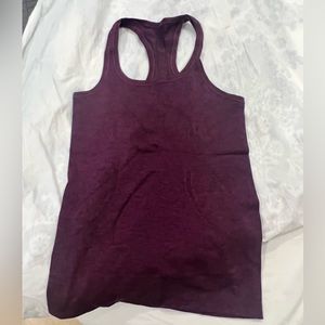 lululemon racerback tank, size 4